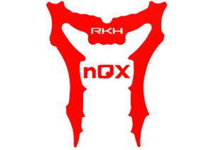 Blade Nano QX / Nano QX FPV - Naklejki na ramę karbonową czerwone RKH 