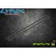 Blade 200 SR X - Aluminiowo-karbonowe podpory ogonowe czarne LYNX