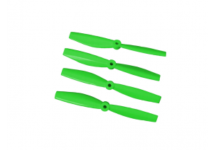 Komplet śmigieł bullnose 4045 dwa lewe + dwa prawe zielone LYNX