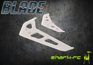 Blade 200 SR X - Stateczniki pionowy i poziomy białe plastikowe