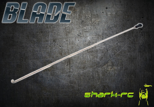 Blade 180 CFX / 180 CFX TRIO - Popychacz ogonowy srebrny metalowy