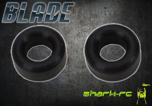 Blade 450 3D - Gumki głowicy czarne gumowe (2)